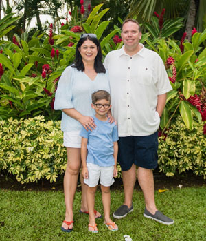 Matthew Randazzo and his family.